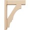 Ekena Millwork 6-in W x 20-in D x 28-in H Balboa Block Rough Cedar Woodgrain TimberThane Outlooker, Primed Tan OUTUR060X20X28BOA44RCPR - alternate 3